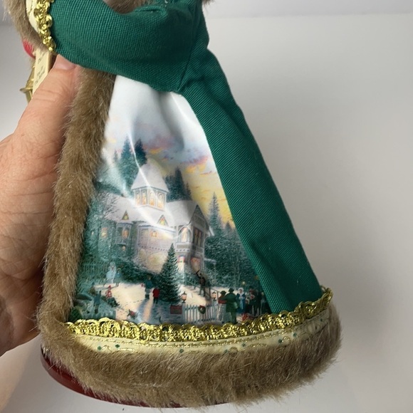 Thomas Kinkade - Season of Harmony Caroling Santa Collection Bradford Exchange - Picture 9 of 17